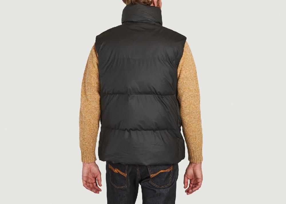 L'exception Doudoune Courte Sans Manche Coupe Boxy Noir Rains
