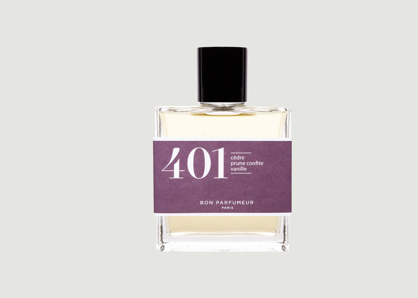l'exception Eau de Parfum 401 : Cèdre Prune Confite Vanille Blanc Bon Parfumeur Paris