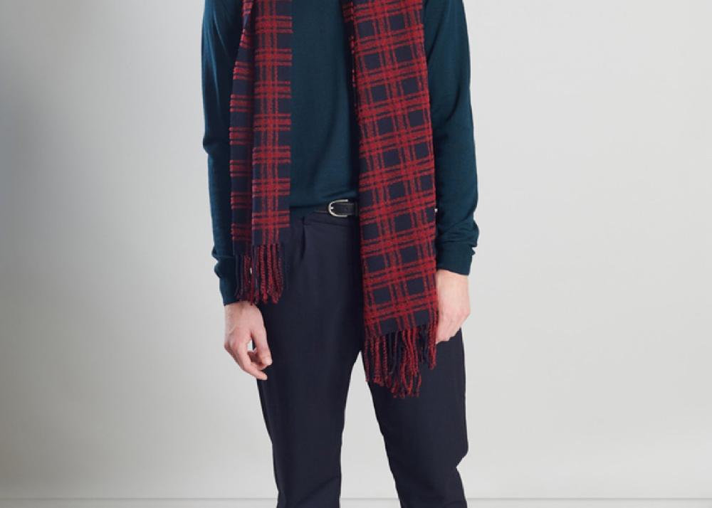 L'exception Écharpe à Carreaux Multicolore L'Exception Paris