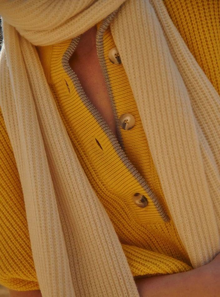 L'exception Écharpe Alix Crème Lafrançaise Mailles In France