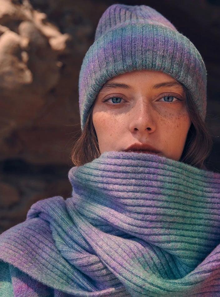 L'exception Écharpe Antoinette Multicolore Lafrançaise Mailles In France