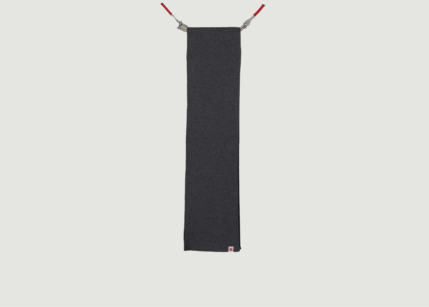 l'exception Echarpe Chaleureuse Gris Chiné Anthracite Henry Paris