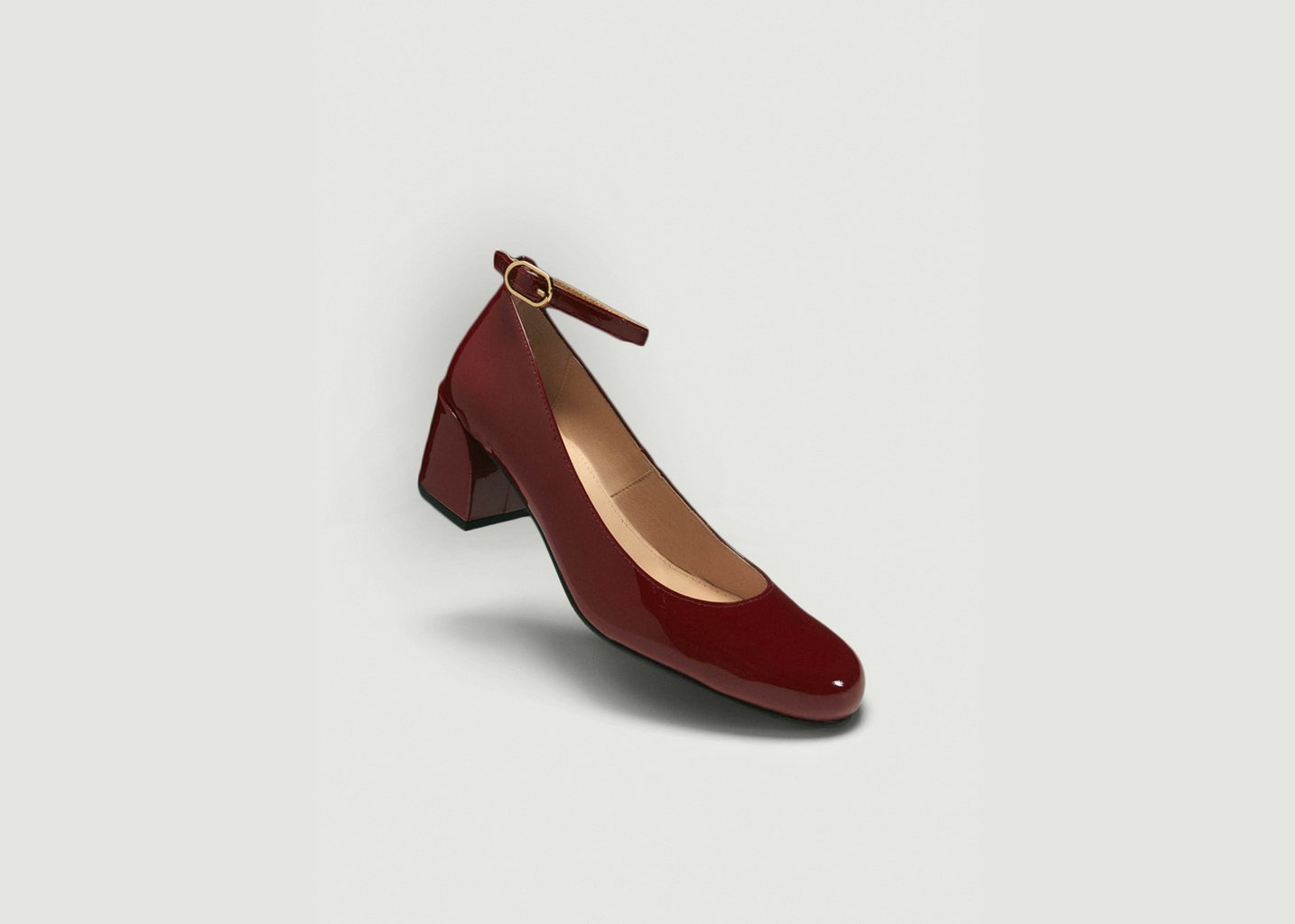 L'exception Escarpins Antoine En Cuir Rouge Foncé Alohas