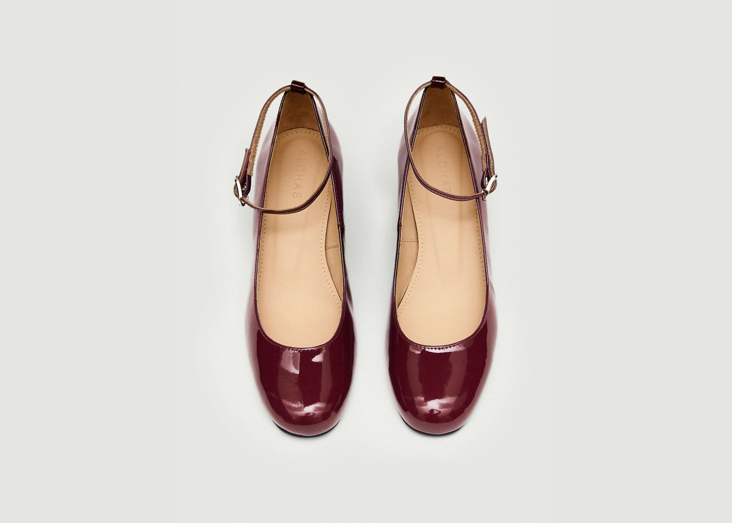 L'exception Escarpins Antoine En Cuir Rouge Foncé Alohas