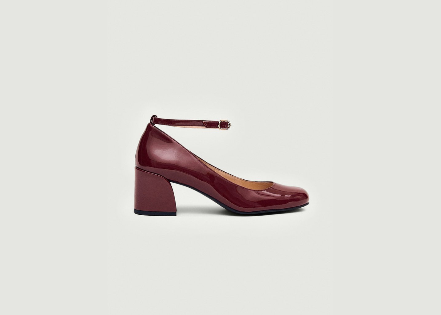 l'exception Escarpins Antoine en cuir Rouge Foncé Alohas
