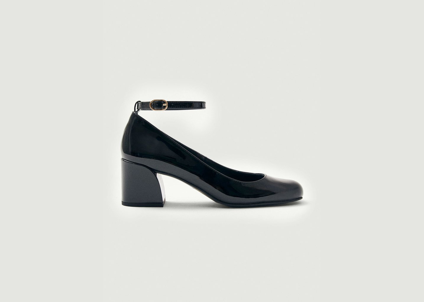 l'exception Escarpins en cuir Antoine Onix Noir Alohas