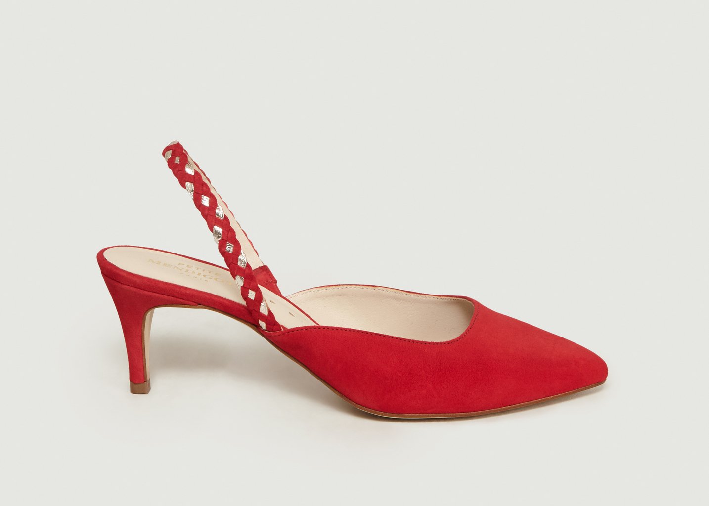 L'exception Escarpins Ouverts Nicholson Rouge Petite Mendigote Paris