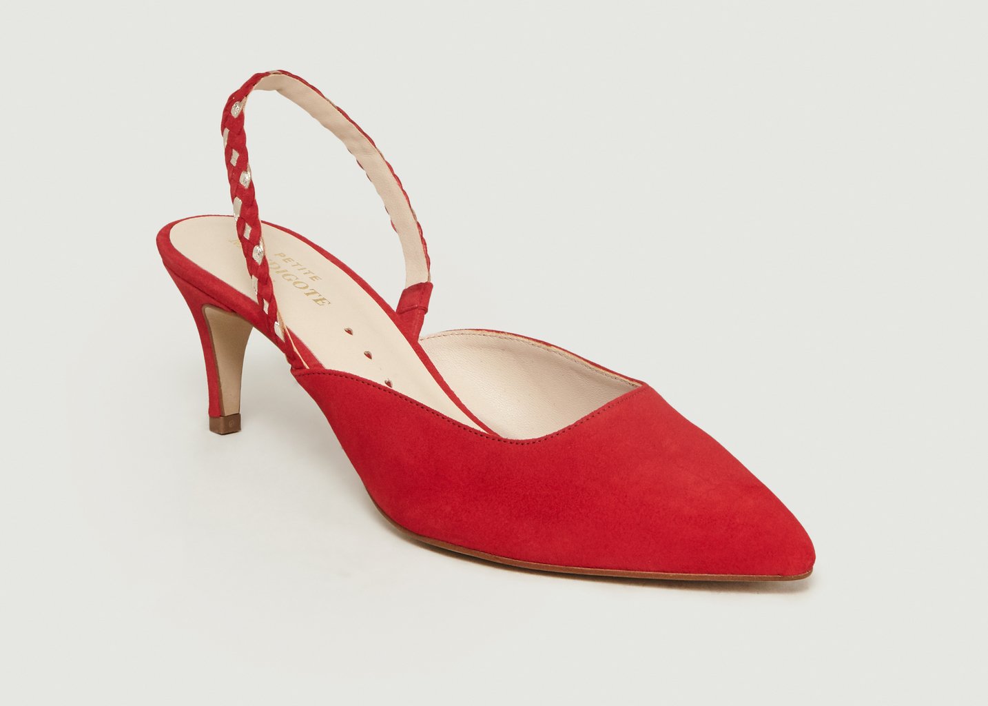 l'exception Escarpins Ouverts Nicholson Rouge Petite Mendigote Paris