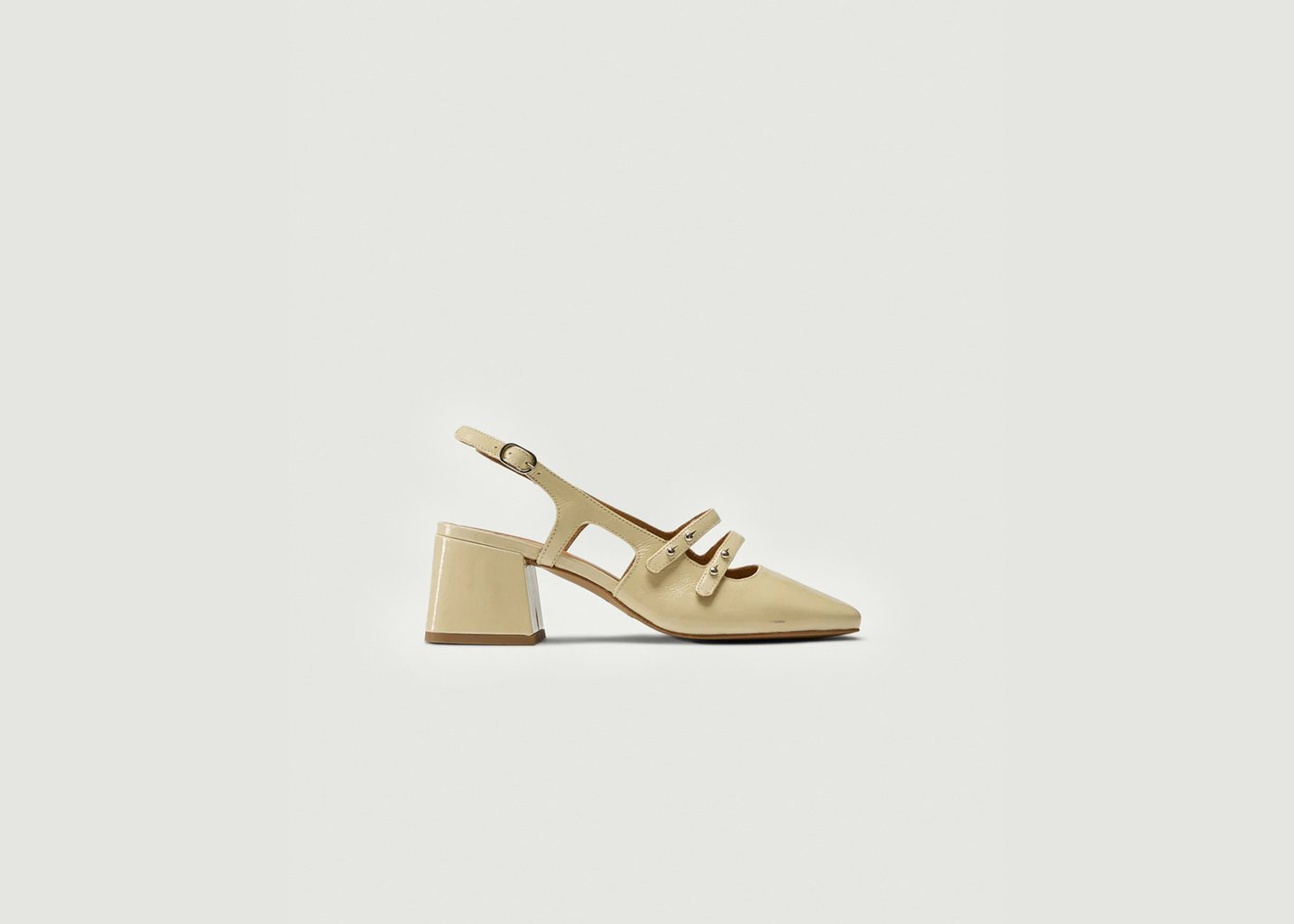 l'exception Escarpins Soline Ecru Odaje ex M.Moustache