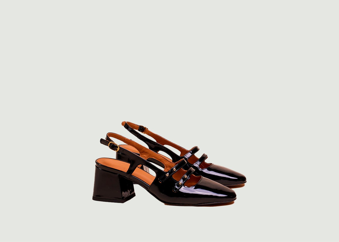 l'exception Escarpins Soline Noir Odaje ex M.Moustache