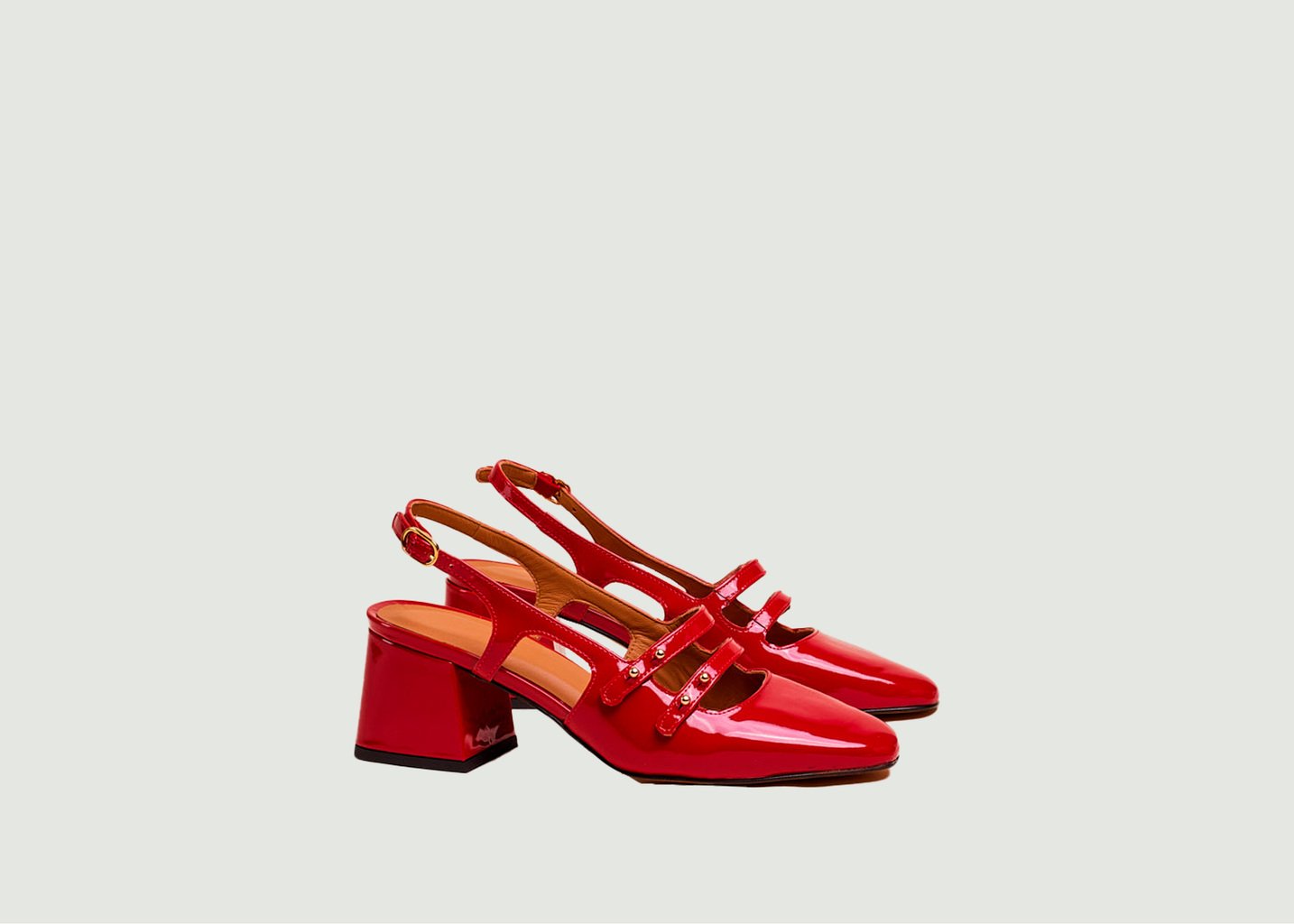 l'exception Escarpins Soline Rouge Odaje ex M.Moustache