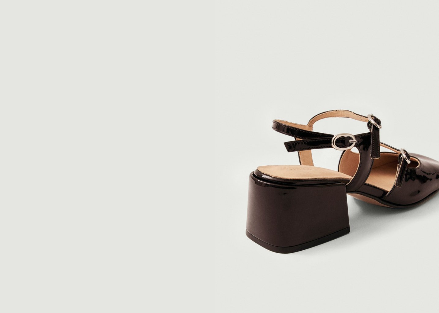 L'exception Escarpins Whitnee En Cuir Marron Alohas