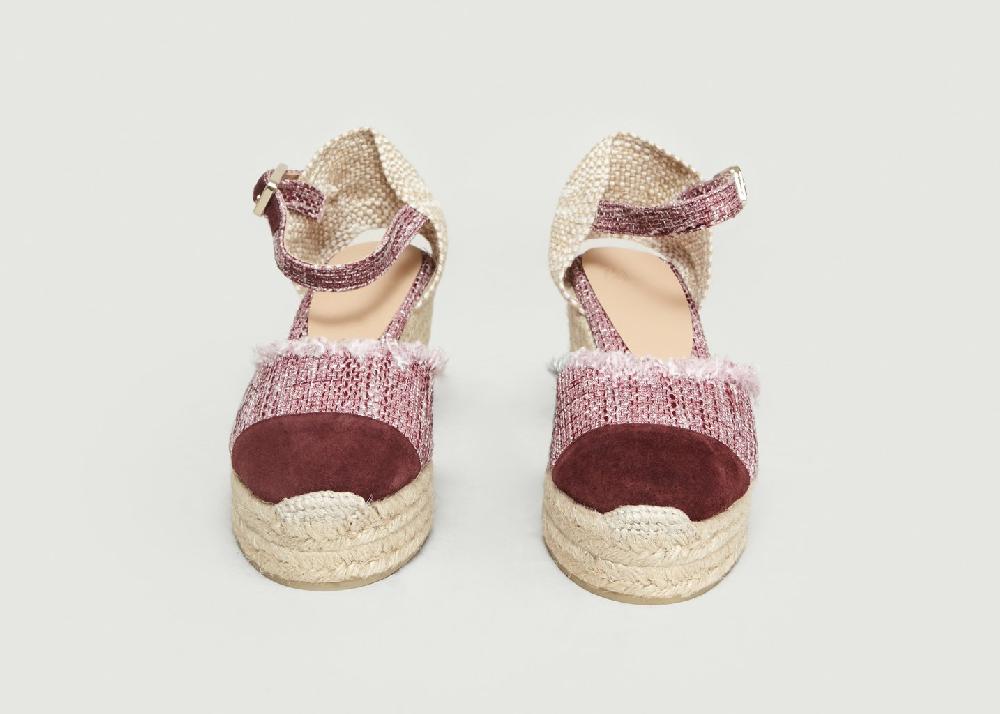L'exception Espadrille Compensée Casandra Bordeaux Castañer
