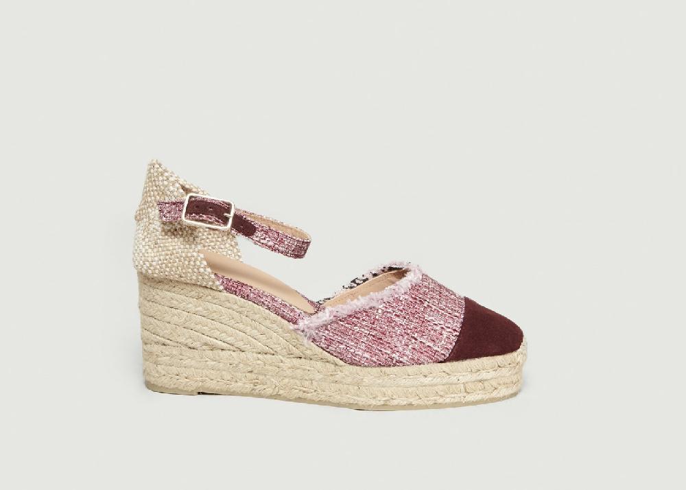 L'exception Espadrille Compensée Casandra Bordeaux Castañer