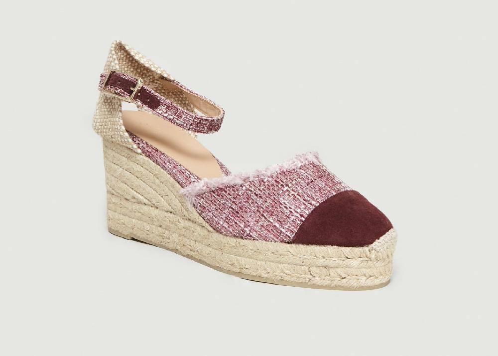 l'exception Espadrille Compensée Casandra Bordeaux Castañer