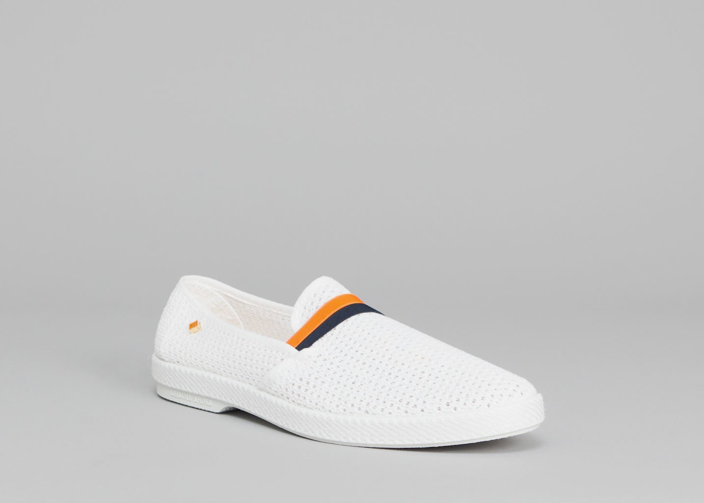 l'exception Espadrille Grand Tournoi Blanc Rivieras