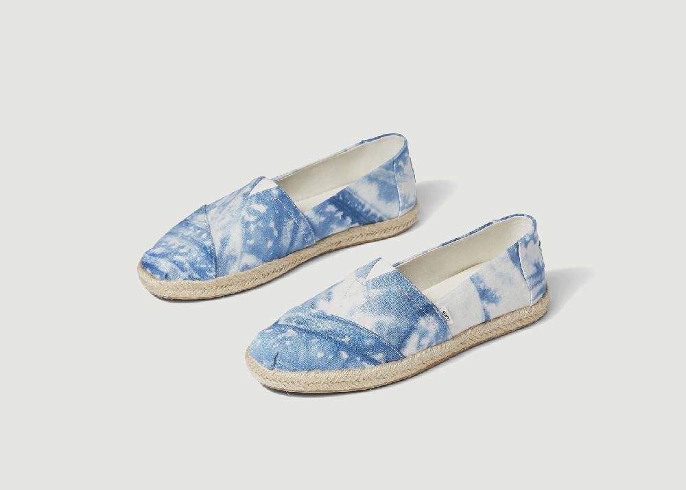 L'exception Espadrilles Alpargatas Eco Dye Bleu Clair Toms