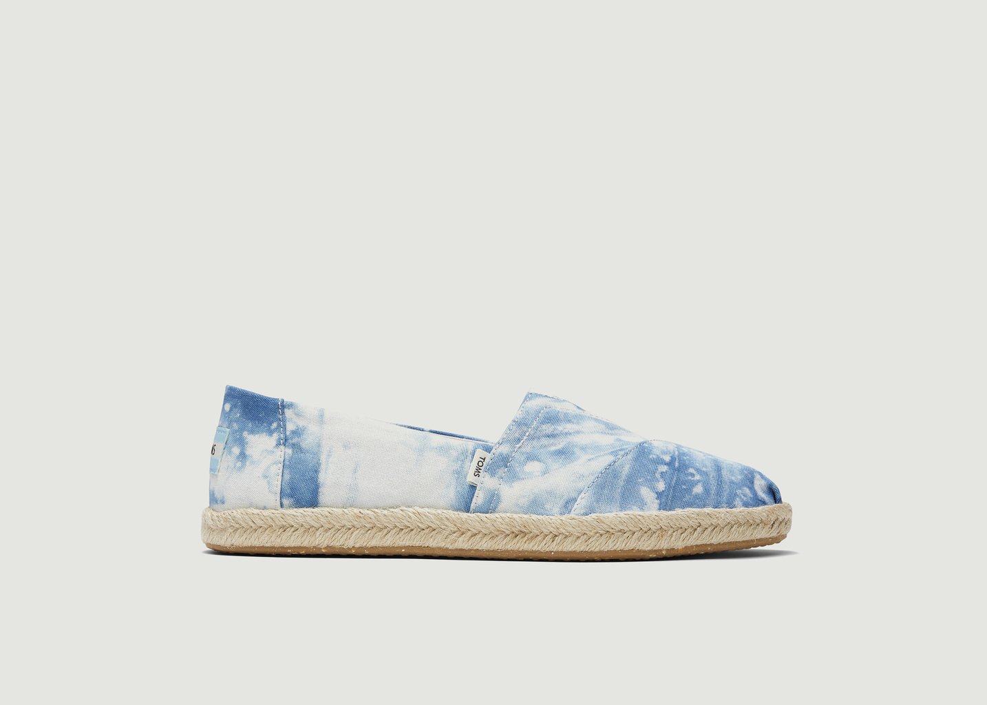 l'exception Espadrilles Alpargatas Eco Dye Bleu Clair Toms
