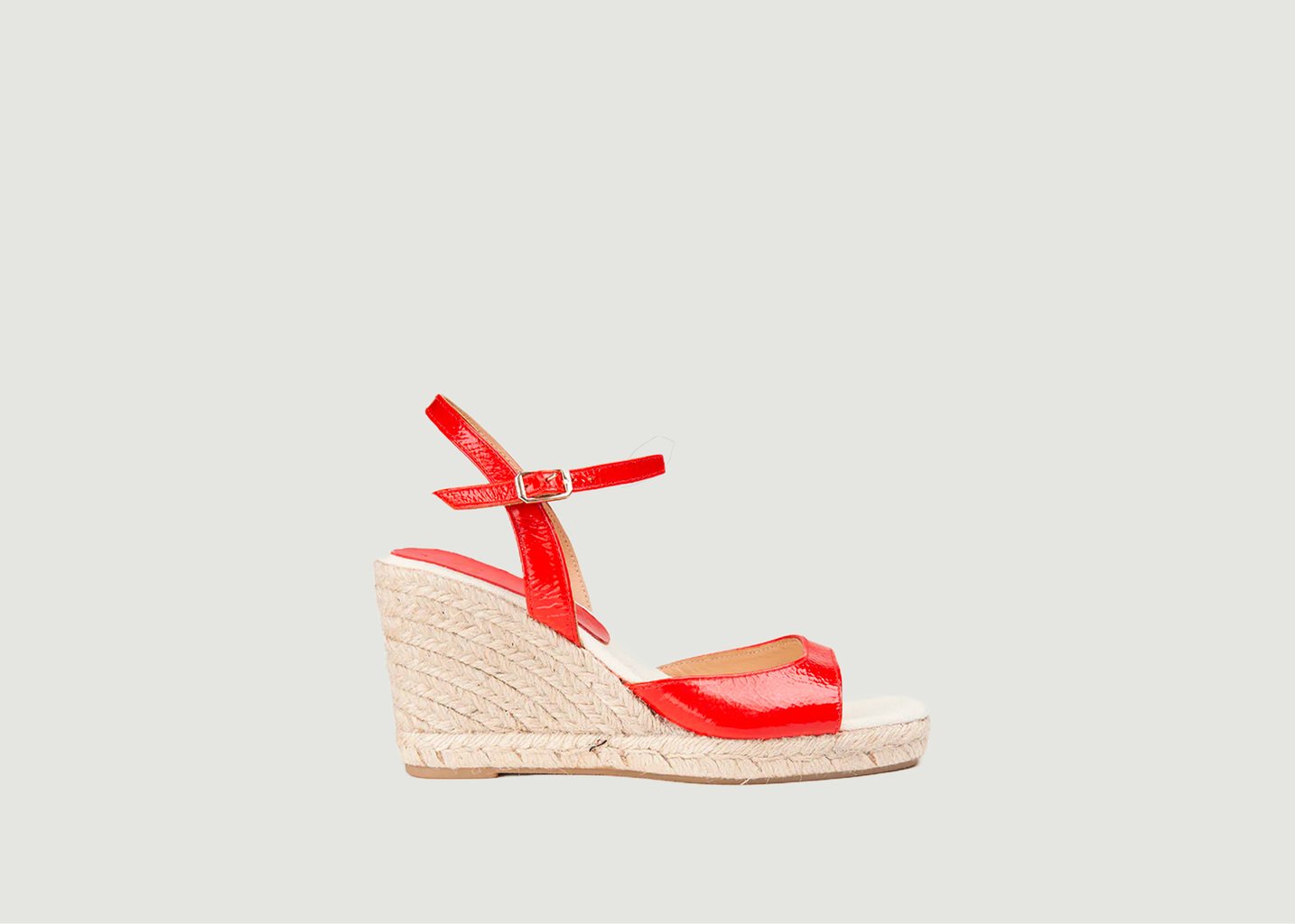 l'exception Espadrilles Beverly verni Vermillon Anaki