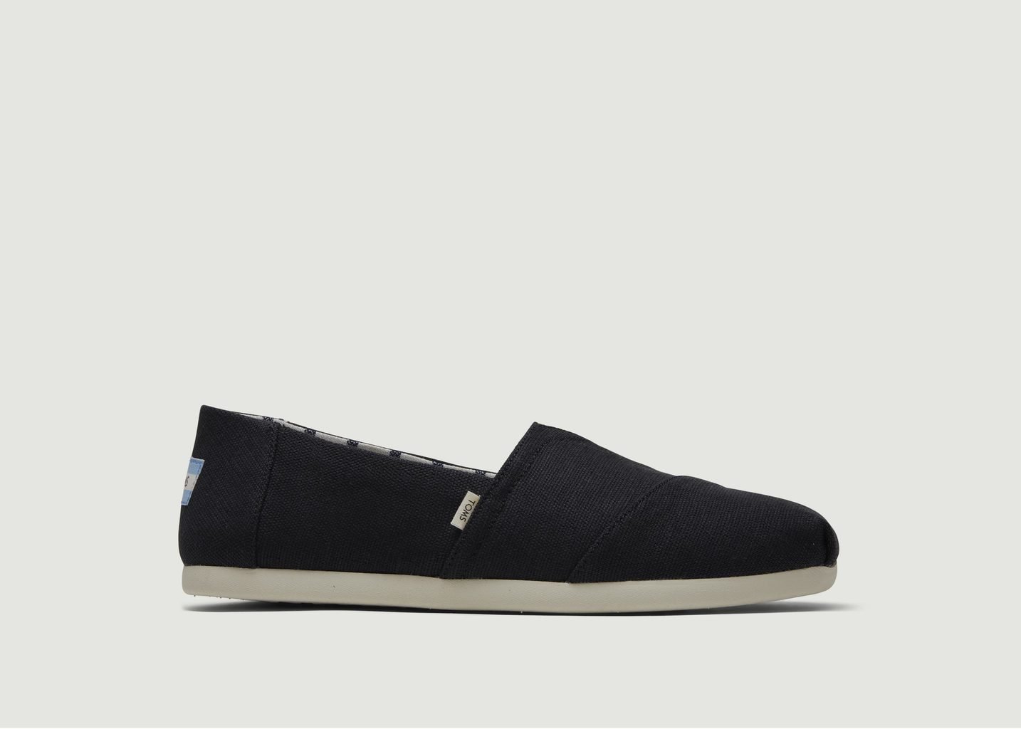 l'exception Espadrilles Classics en toile Noir Toms