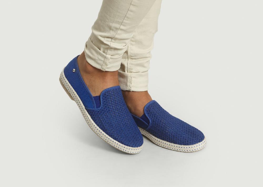 L'exception Espadrilles Classique 20° Bleu Roi Rivieras