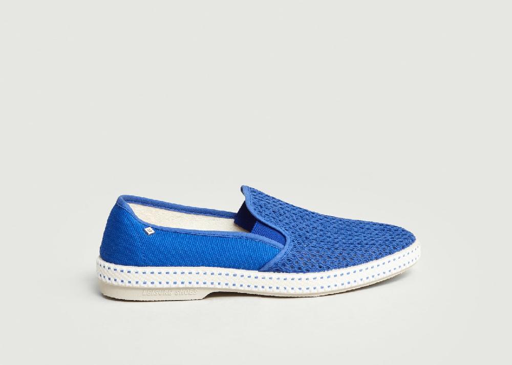 L'exception Espadrilles Classique 20° Bleu Roi Rivieras