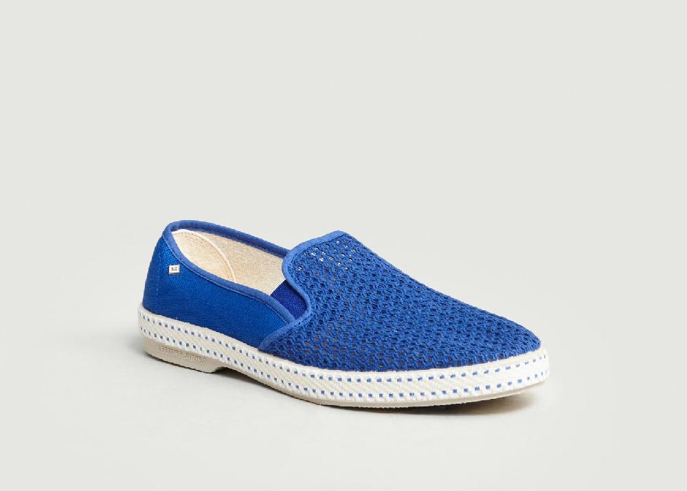 l'exception Espadrilles Classique 20° Bleu Roi Rivieras