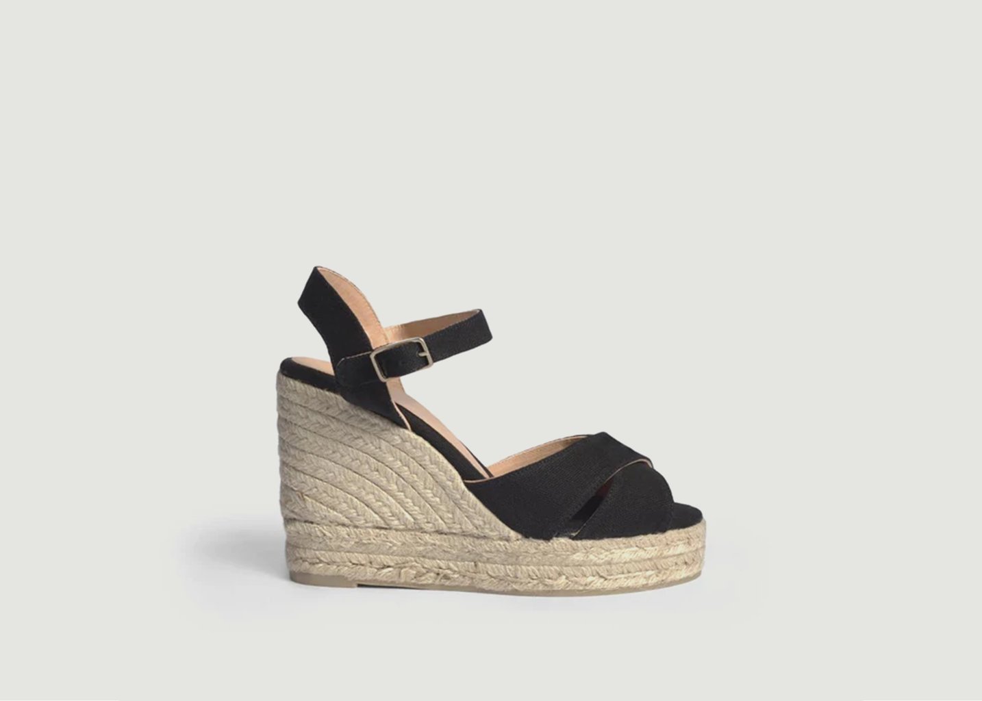 l'exception Espadrilles compensées Blaudell Noir Castañer