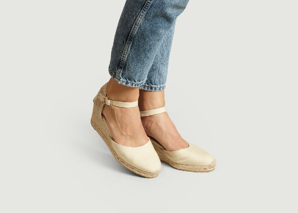 L'exception Espadrilles Compensées Carol Ivoire Castañer