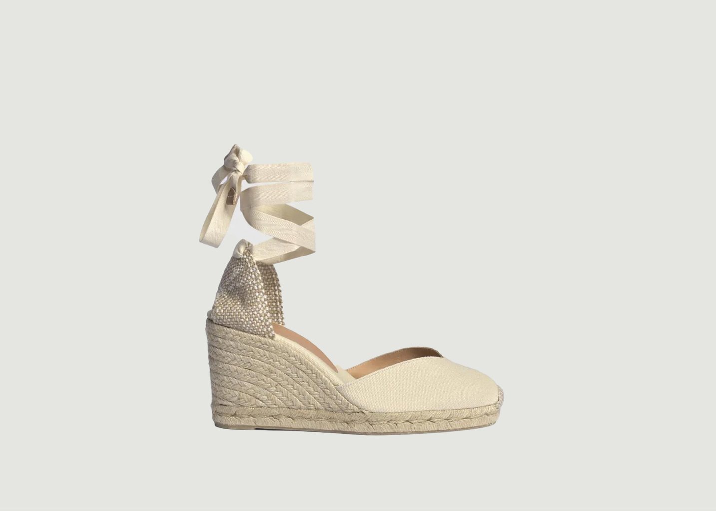 l'exception Espadrilles Compensées Chiara Ivoire Castañer