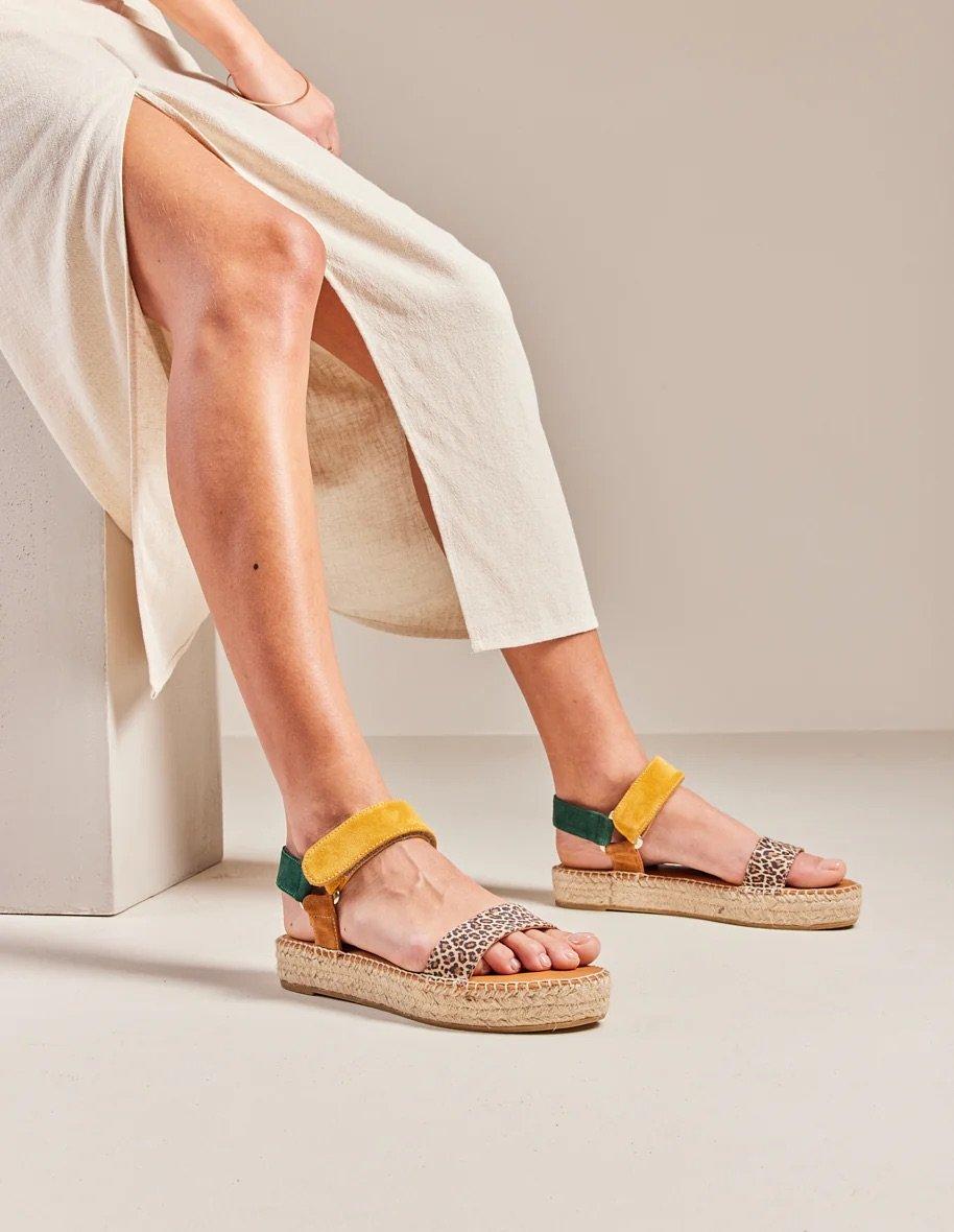 L'exception Espadrilles Flore Multicolore Odaje Ex M.Moustache