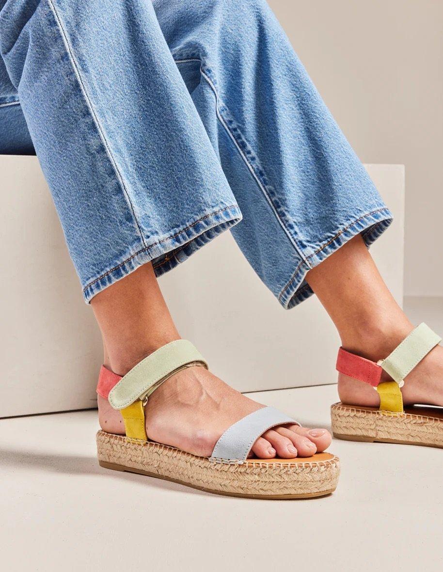 L'exception Espadrilles Flore Multicolore Odaje Ex M.Moustache