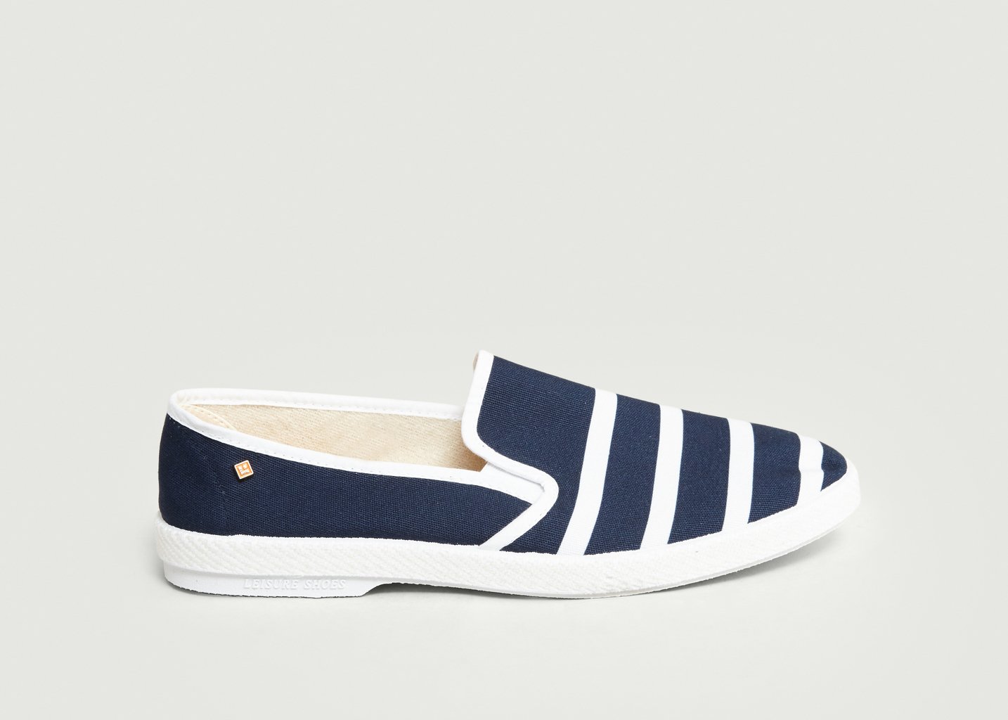 L'exception Espadrilles Marinière Rivieras & Saint James Bleu Marine Rivieras