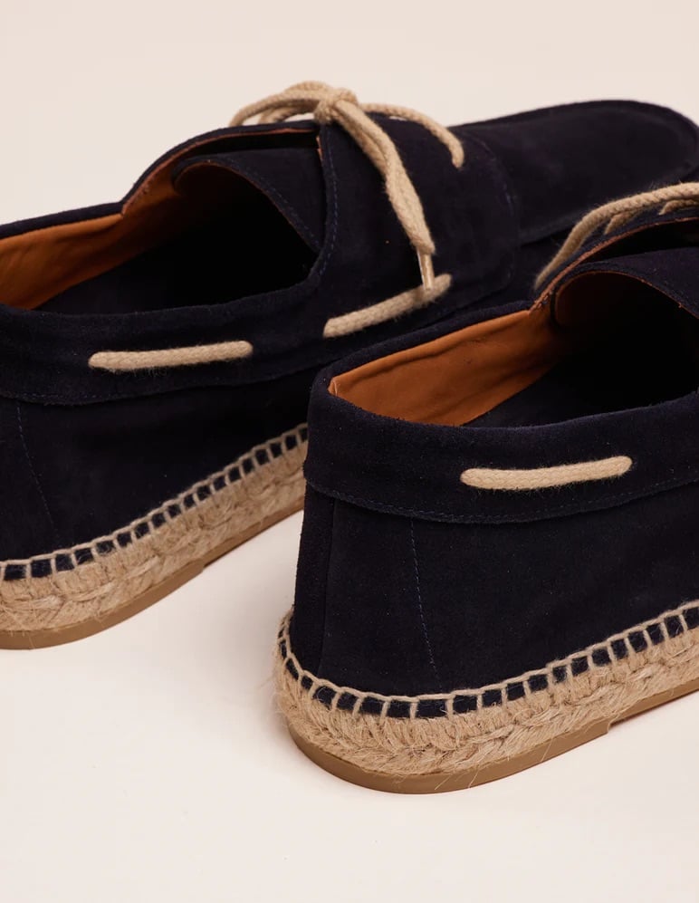 L'exception Espadrilles Matteo Bleu Marine Odaje Ex M.Moustache