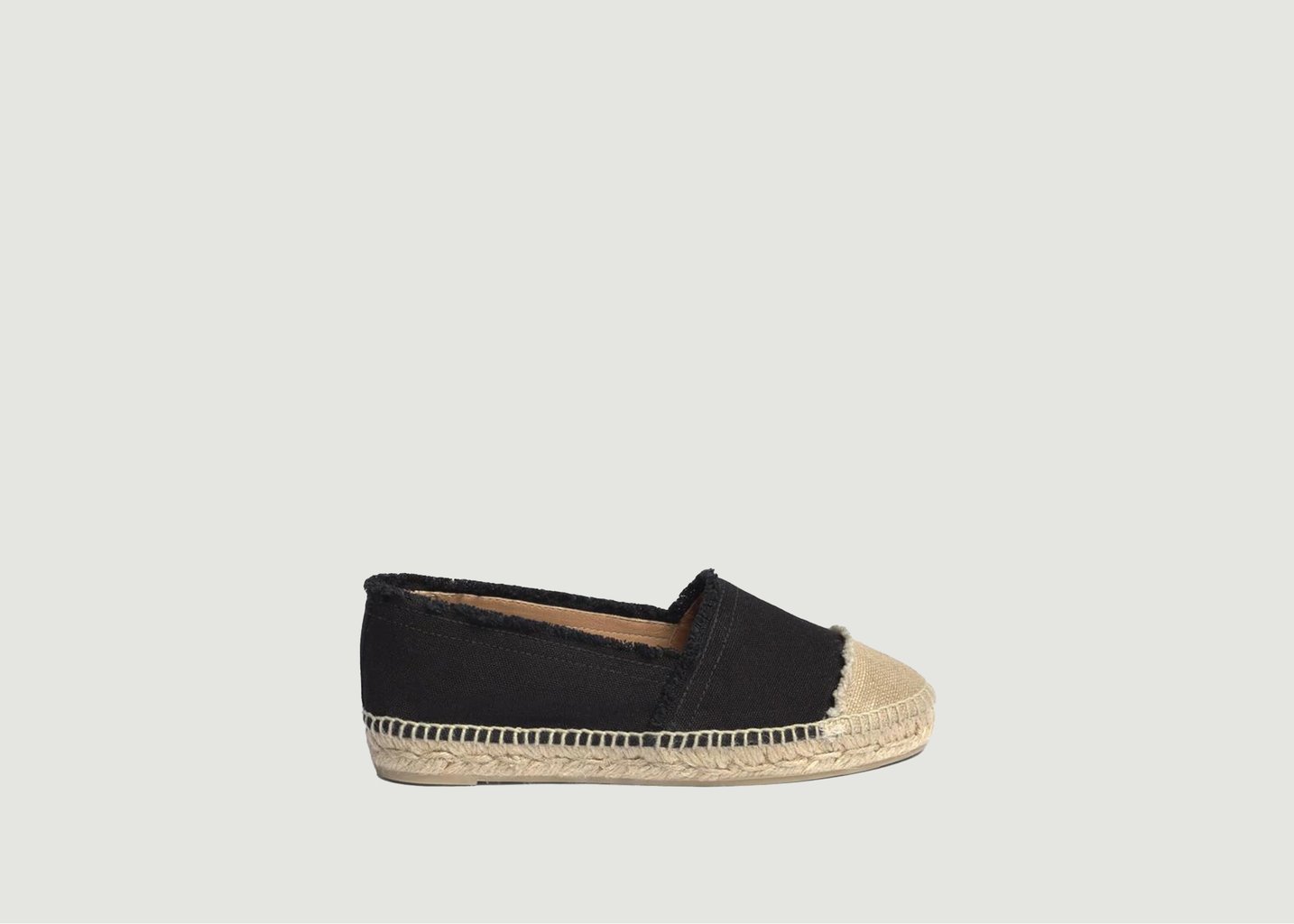 l'exception Espadrilles plates Kampala Noir Castañer