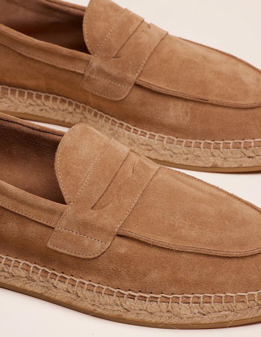 L'exception Espadrilles Roméo Taupe Odaje Ex M.Moustache