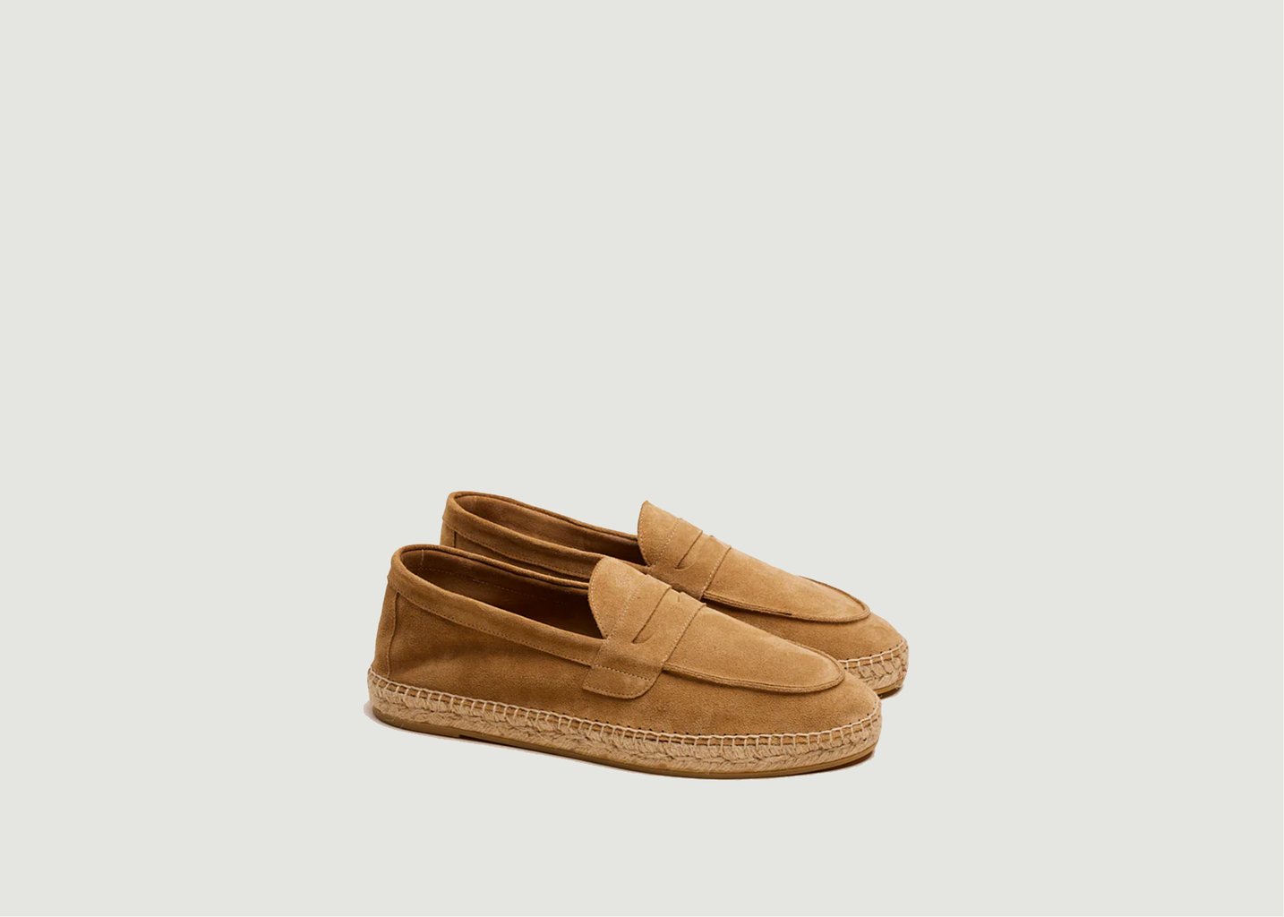 l'exception Espadrilles Roméo Taupe Odaje ex M.Moustache