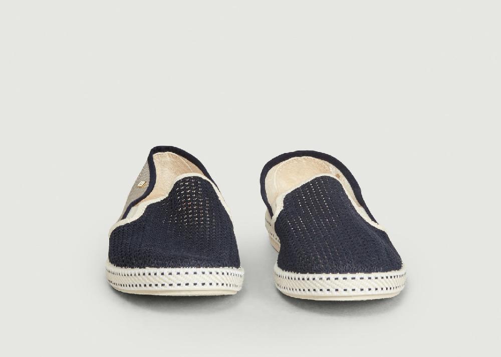 L'exception Espadrilles Vajoliroja Bleu Marine Rivieras