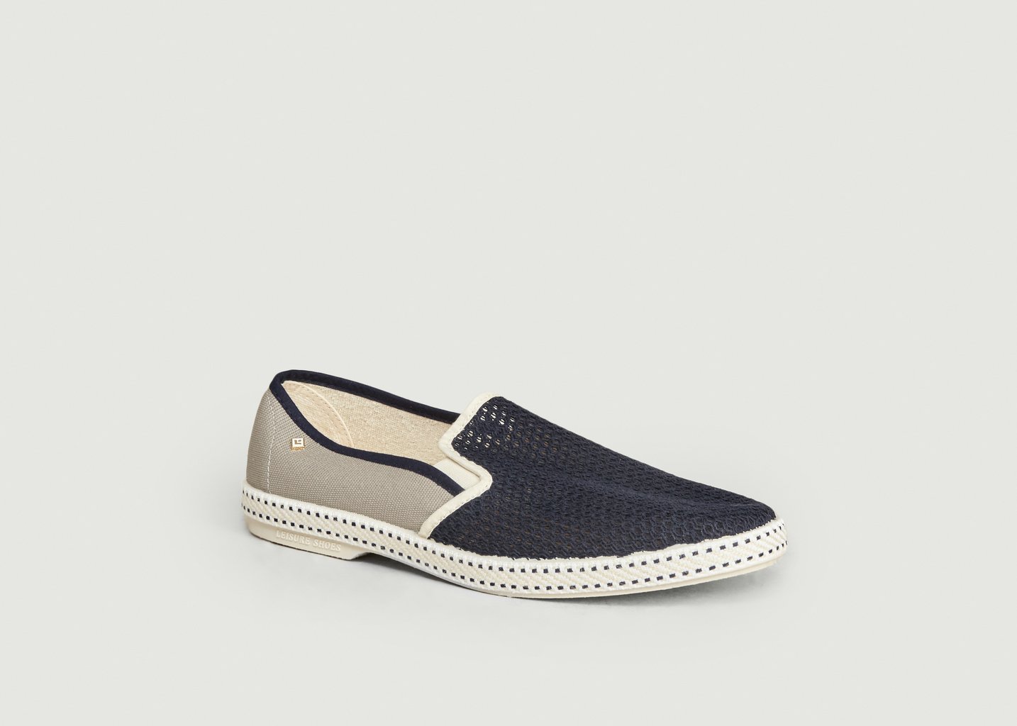 l'exception Espadrilles Vajoliroja Bleu Marine Rivieras