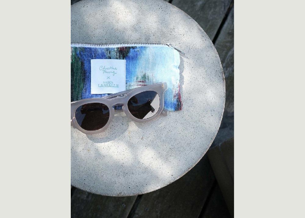 L'exception Etui à Lunettes Christine Phung X Maison Lassalle Imprimé Christine Phung