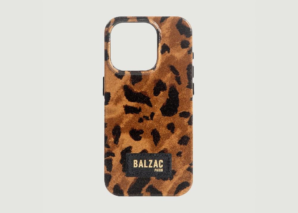 l'exception Etui Cheetah Cappuccino pour iPhone 15 Multicolore Native Union