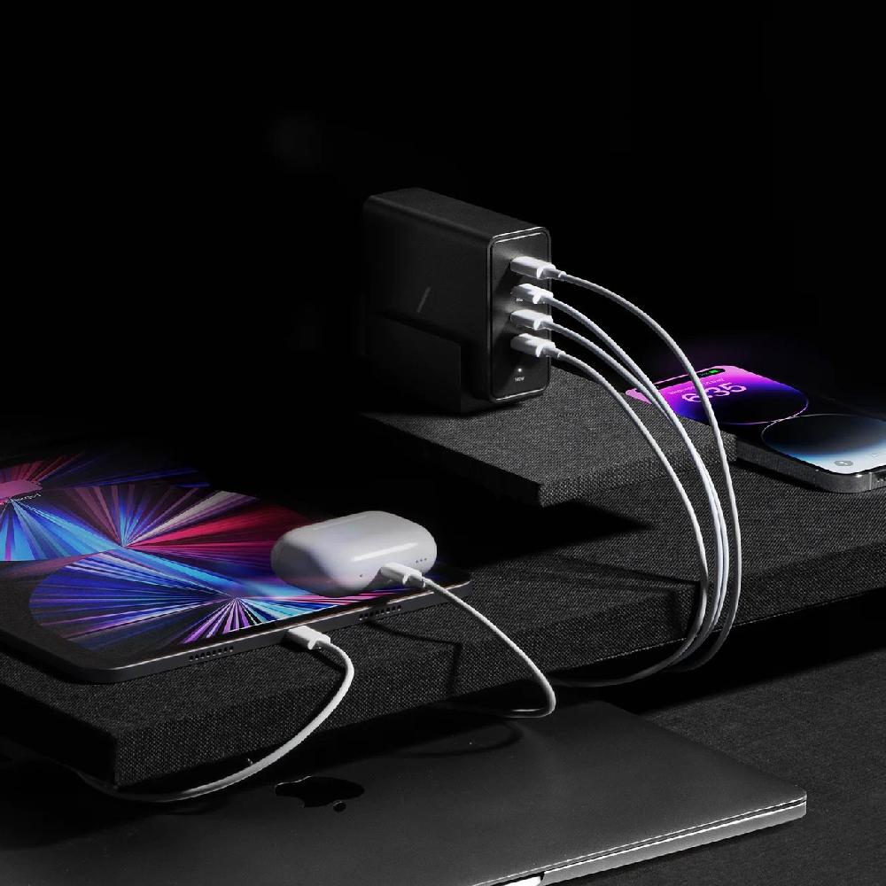 L'exception Fast Desktop Charger PD 140W Noir Native Union