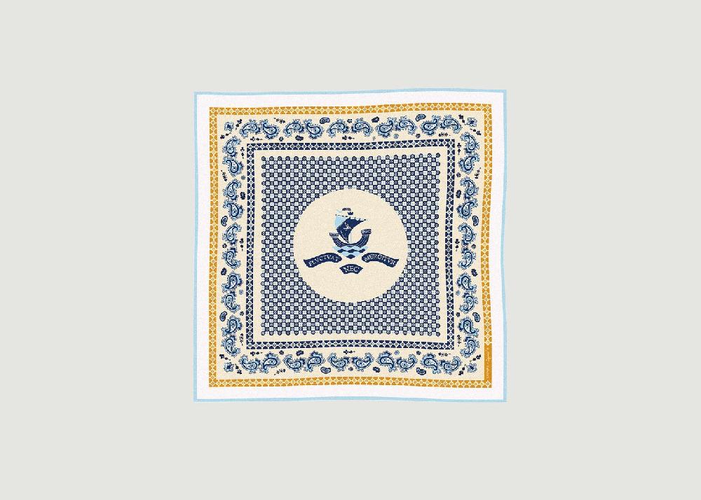 L'exception Foulard Paris X Los Angeles Cinabre X Esquivel Multicolore Cinabre