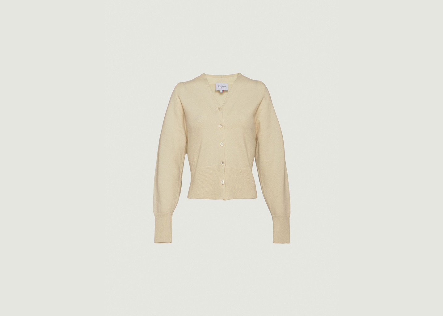 l'exception Gilet Carole Crème Lafrançaise Mailles in France