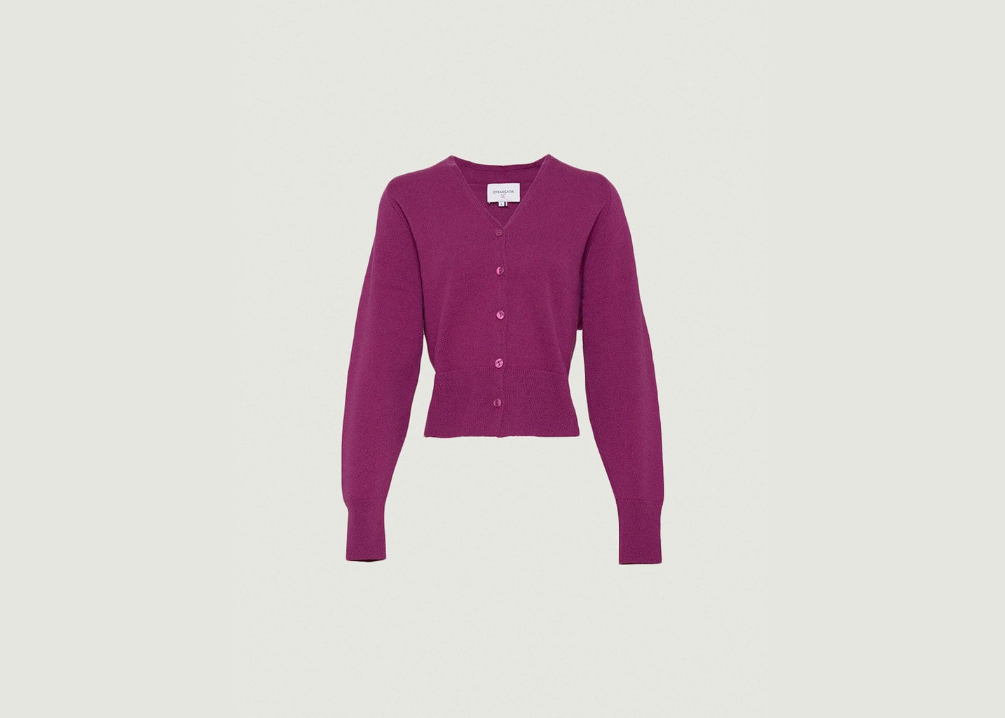l'exception Gilet Carole Violet Lafrançaise Mailles in France
