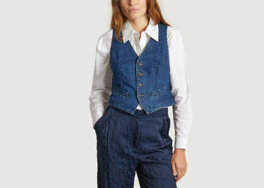 L'exception Gilet De Tailleur Denim Denim Polo Ralph Lauren