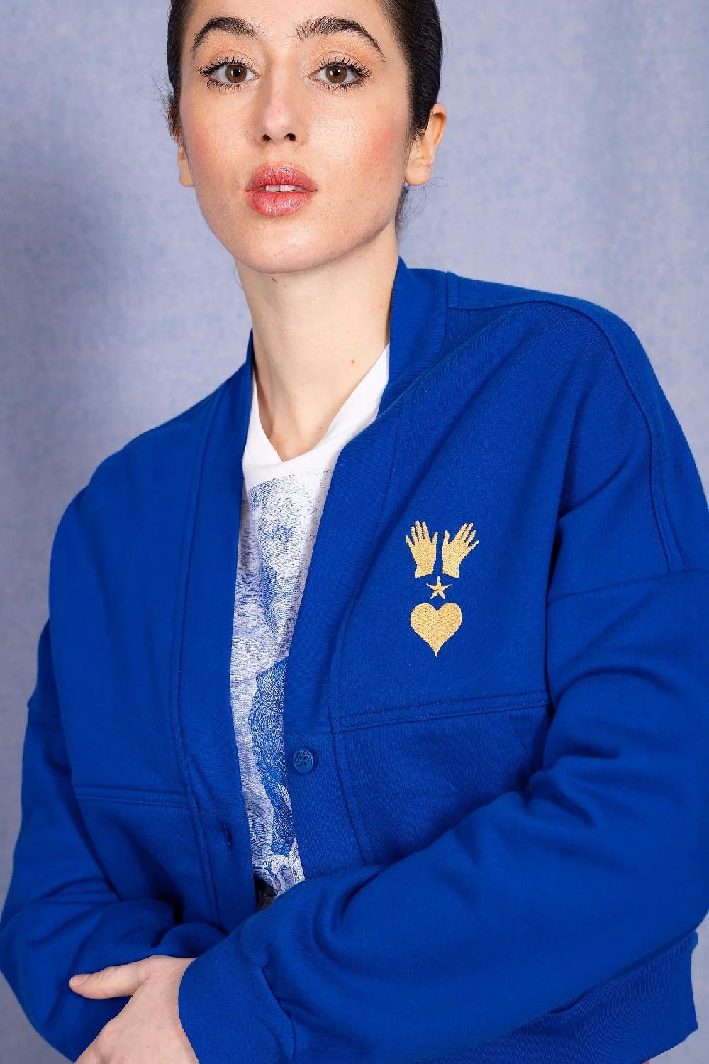 L'exception Gilet Neola Bleu électrique Misericordia