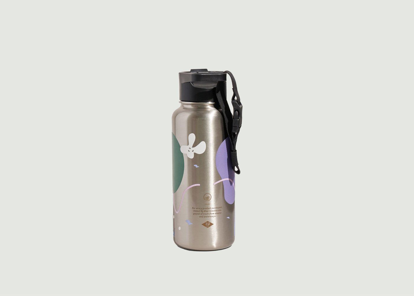l'exception Gourde Insulated Steel 32 Oz Blanc United by Blue