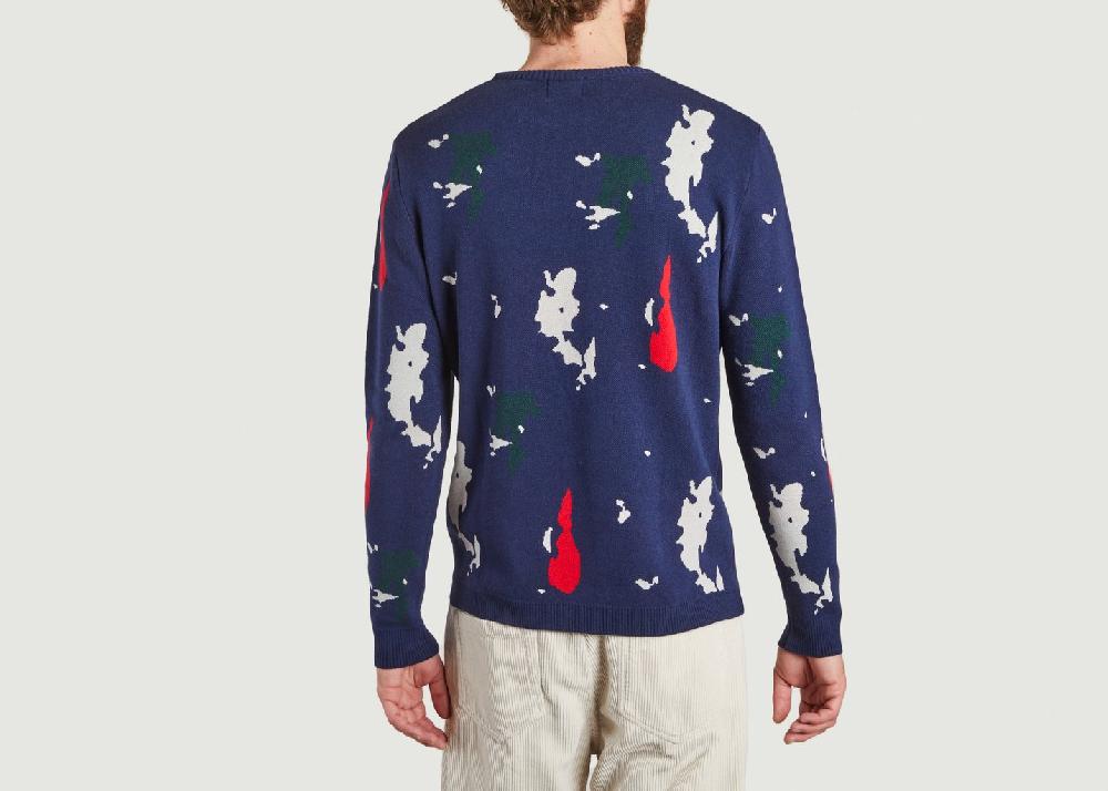 L'exception Graphic Knitwear Bleu JagVi Rive Gauche