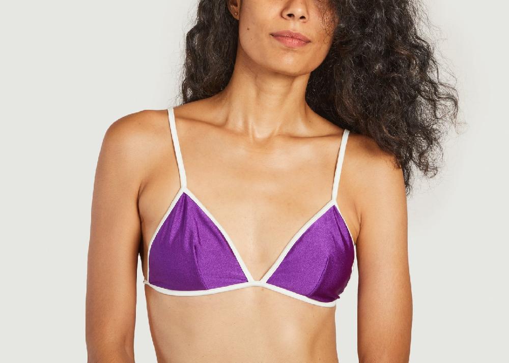 l'exception Haut de maillot de bain Richie Violet Albertine